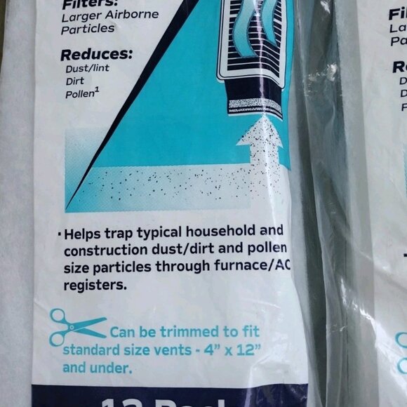 2-Purafilter 2000 12 Pack Vent Filters 4” x 12” Each Pad Lasts Up To 3 Months - Picture 5 of 5